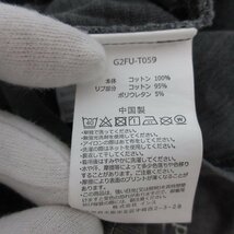 美品 GRAMICCI グラミチ USED加工 G-パンツ プリント 長袖 Tシャツ カットソー G2FU-T059 サイズM チャコールグレー ◆_画像10