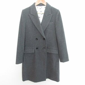  superior article URBAN RESEARCH OREICHALKOS Urban Research double breast Chesterfield coat size F gray *