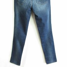 美品 DIESEL ディーゼル GRUPEE SUPER SLIM SKINNY LOW WAIST ストレッチ スキニージーンズ デニムパンツ W24 L34 インディゴブルー◆_画像6