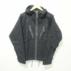 美品 22SS G-STAR RAW ジースターロゥ マウンテンパーカー コットンジャケット ブルゾン ライトアウター M ブラック 022