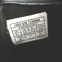 未使用 UGG アグ Aureo アウレオ スエード アンクルブーツ ショートブーツ 1105865 23.5cm ブラック_画像7