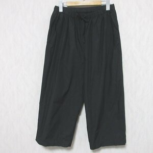 美品 JOURNAL STANDARD LUXE ジャーナルスタンダード イージー ロング パンツ 20-030-440-0190-1-0 ブラック ◆