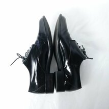 良品 Jean Paul Gaultier ジャンポールゴルチエ レザー プレーントゥ レースアップ ドレスシューズ 革靴 23㎝ ブラック 024_画像6