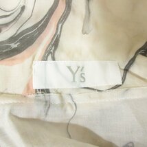 美品 11SS Y's ワイズ ヨウジヤマモト Multi Pattern Rayon Open Collar Shir マルチパターンレーヨン オープンカラーシャツ 3 023_画像3