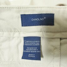 未使用品 INCOTEX インコテックス SLIM FIT CHINOLINO チノリーノ リネンブレンド ショートパンツ ハーフパンツ 50 ベージュ 023_画像6