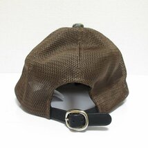 未使用 22AW KIJIMA TAKAYUKI キジマタカユキ HARRIS×MESH CAP チェック柄 ナイロンメッシュ キャップ 帽子 サイズF マルチカラー ◆_画像3