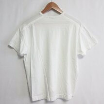 未使用 23SS pas de calais パドカレ 半袖 クルーネック ハーフサガット天竺 Tシャツ カットソー オーバーサイズ 36 ホワイト ◆_画像2