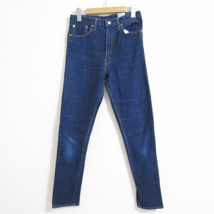 美品 or slow オアスロウ BEAMS BOY別注 ストレッチ テーパードデニムパンツ ジーンズ 307BB M インディゴ ◆