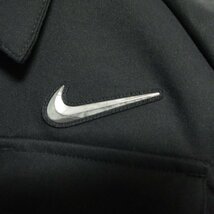 美品 NIKE ナイキ Wmns Nsw Swoosh Woven Jacket ジップアップ ロゴ ストレッチ ジャケット ブルゾン M ブラック ◆_画像10