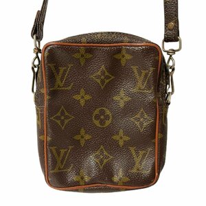 LOUIS VUITTON ルイヴィトン ミニダヌーブ モノグラム ショルダーバッグ ポーチ M45268 ブラウン ◆