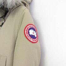 美品 CANADA GOOSE カナダグース コヨーテファー BRONTE ブロンテパーカー ダウンジャケット 2603JL S ベージュ ◆_画像8