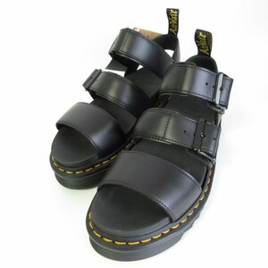 未使用 Dr.Martens×Y's ドクターマーチン×ワイズ ヨウジヤマモト JURADO Y’Ｓ レザー サンダル UK7 約26cm ブラック ◆