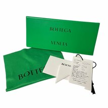 美品 BOTTEGA VENETA ボッテガヴェネタ 現行モデル クリアフレーム 度なし サングラス アイウェア BV1038SA ブラウン系レンズ ◆_画像8