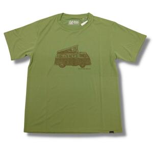 即決☆マーモット Camping Car 半袖Tシャツ LK/Lサイズ 送料無料 吸汗・速乾・ドライ 登山 キャンプ ライト カーキ 