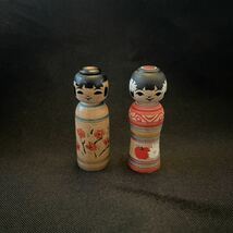 伝統こけし　作家物　寸法約6、3㎝　郷土玩具　日本人形　24-29 小さなこけし_画像1