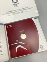 Y1987 東京2020 オリンピック 500円バイカラー・クラッド貨幣・100円クラッド貨幣コンプリートセット 記念硬貨_画像2
