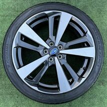 スバルGK７インプレッサG4純正 18in 7.5J+55 PCD100 & 225/40R18 YOKOHAMA タイヤ4本セット★G102_画像5