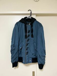 【美品】国内正規品 DIESEL ディーゼル/ MA-1 ジャンパー ジャケット ブルゾン フーディー サイズM