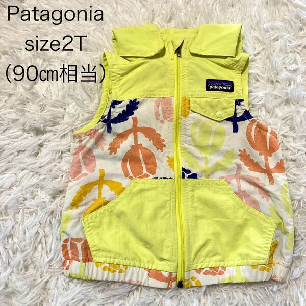 パタゴニア　Patagonia ベスト　ベビー　90 イエロー　