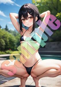 ★プリズマ☆イリヤ★高品質/最高用紙 A4サイズ ポスター ラミネート加工 同人 光沢紙 美少女 セクシー 下着 アニメ NPRI0016