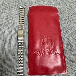 オメガ OMEGA SS ステンレス レディース ベルト ５９１５ 赤いケース付きの画像1