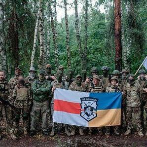 ウクライナ軍 カストゥーシュ・カリノウスキ連隊 ベラルーシ パッチ ベルクロの画像3