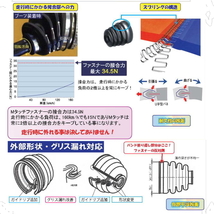 ドライブシャフトブーツ エルフ ASR8F23 フロント アウター側 分割タイプ 左右2個セット_画像3