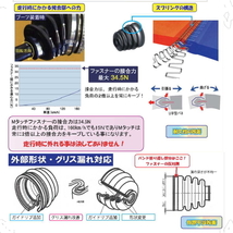 ドライブシャフトブーツ シビック FD2 フロント インナー側 分割タイプ 左右2個セット_画像3