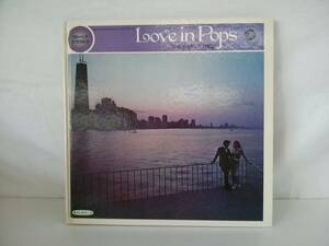 【JN-0360】LPレコード Love in pops テナー・サックス/ハープ 12曲 [KO]