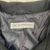 EMPORIO ARMANI エンポリオアルマーニ ロングコート アウター ブラック 黒　１スタ１円スタート_画像3