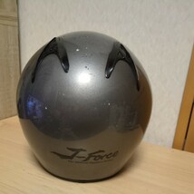 ショウエイ SHOEI J-FORCE ジェットヘルメット / 59-60 cm シルバー　Lサイズ　銀色　現状品 ヘルメット_画像3