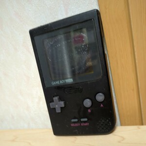 送料無料　ゲームボーイポケット本体（MGB-001/ブラック） ゲームボーイ GB　動作未確認ジャンク　Nintendo 任天堂