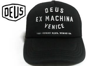 ★クールなブランド! DEUS デウス メッシュ キャップ ★スナップバック 帽子 ワーク バイク サーフ ベニス カリフォルニア EX MACHINA