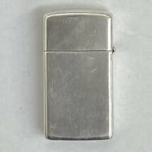 STERLING SILVER スターリング シルバー 925 2000年製 プレーン スリム Zippo ジッポ ジッポー オイル ライター 銀無垢 アメリカ USA製_画像6