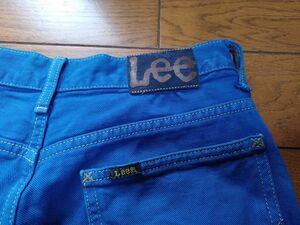 Lee w29(ウエスト平置き35.5cm) ブルー 日本製 ストレートジーンズ 