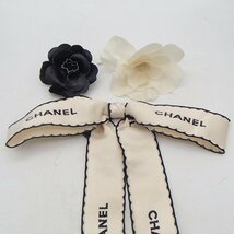 ◎CHANEL シャネル リボン ブローチ　3点 ココ　アクセサリー 箱付◎NN_画像3