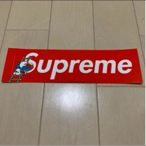 新品　20AW supreme Boxlogo×smarfsステッカー正規品 送料無料