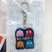 ◆パックマン【PAC-MANゲーム柄 タオルハンカチ＆アクリルキーホルダー】READY！◆バンダイナムコ_画像4