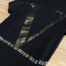 ヴァレンティノ　Vロゴ　半袖Tシャツ　カットソー　トップス　黒　ブラック　L_画像5