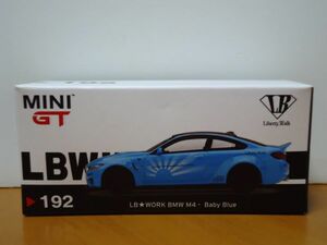 ★MINI GT 1/64　LB WORK BMW M4 - Baby Blue - ベイビー ブルー★