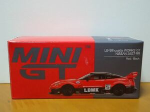 ★MINI GT 1/64　LB-シルエット ワークス GT NISSAN 35GT-RR　 #5　　　レッド/ブラック★