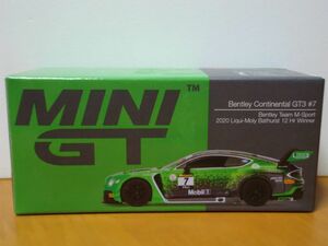 ★MINI GT 1/64　Bentley　ベントレー コンチネンタル GT3　#7　　2020 リキモリバザースト 12時間優勝★