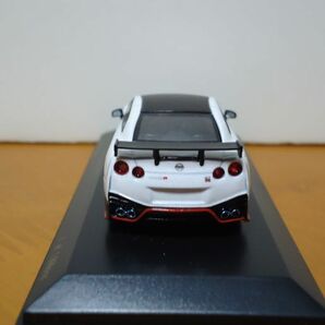 ★京商 1/64 ミニカーコレクション  Nissan GT-R NISMO (R35) 2020 ブリリンアント ホワイト パール★の画像6