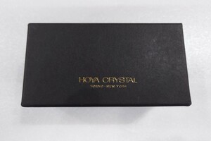 DK047 ホヤクリスタル　HOYA CRYSTAL　ペアグラス　切子　お猪口　酒器　ブルー　レッド　青　赤　箱付き　