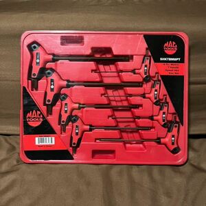 MAC TOOLS マックツールズ メトリック T-ハンドル スピードヘックス レンチ8本セットSHKTBM8PT 