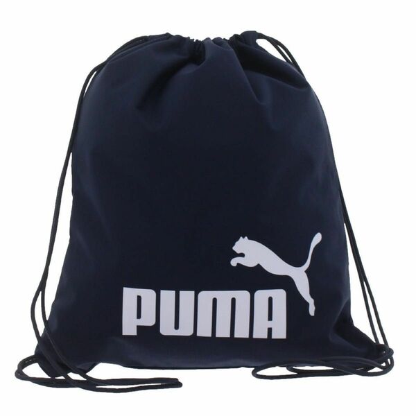 PUMA プーマ　ジムサック　フェイズ ケース　バッグ　ショルダー　ネイビー　新品　bag NIKE adidas ナップサック