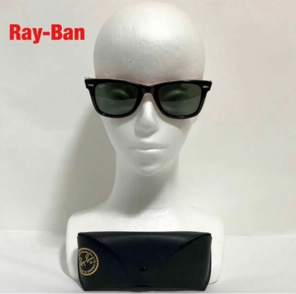 【人気】Ray-Ban　レイバン　サングラス　付属品付き　ブランドロゴ　ウェイファーラー　RB2140-A　WAYFARER