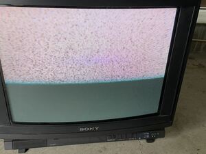 送料こちら持ち！SONY ソニー TRINITRON トリニトロン KV-21GR2 1987年製 ? カラーテレビ ブラウン管 通電確認済み 