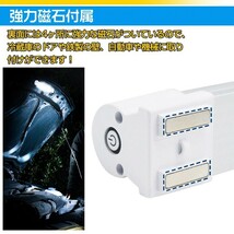 送料無料 作業灯 LED ライト ハンディライト 磁石 ストラップつき 充電式 読書灯 防災用品 キャンプ アウトドア 軽量 点滅 常灯 停電 sl069_画像5