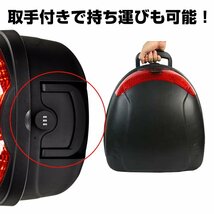 訳あり送料無料 バイク リアボックス 30L トップケース シンプル リヤボックス キャリア 付属品付き 防水 反射灯 フルフェイス ee340-w_画像3